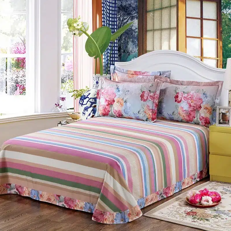 100% cotton bule jacquard floral luxury bedding sets queen king size duvet cover bed sheet set,bed set bed linen pillowcase 64