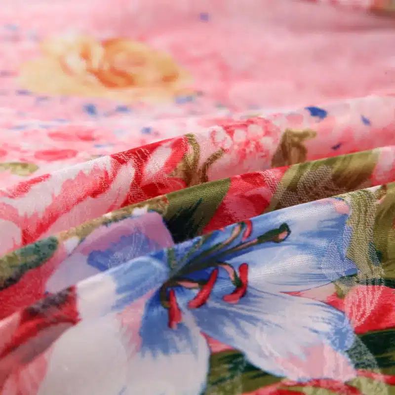 100% cotton bule jacquard floral luxury bedding sets queen king size duvet cover bed sheet set,bed set bed linen pillowcase 74