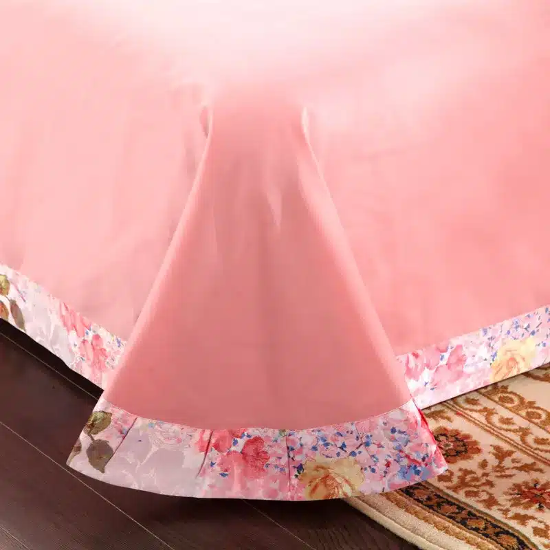 100% cotton bule jacquard floral luxury bedding sets queen king size duvet cover bed sheet set,bed set bed linen pillowcase 75