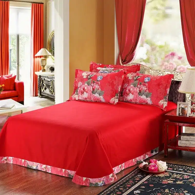 100% cotton bule jacquard floral luxury bedding sets queen king size duvet cover bed sheet set,bed set bed linen pillowcase 77