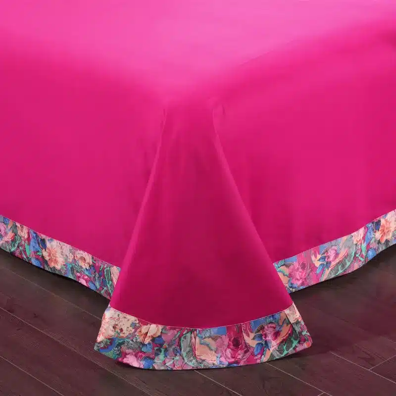 100% cotton bule jacquard floral luxury bedding sets queen king size duvet cover bed sheet set,bed set bed linen pillowcase 84