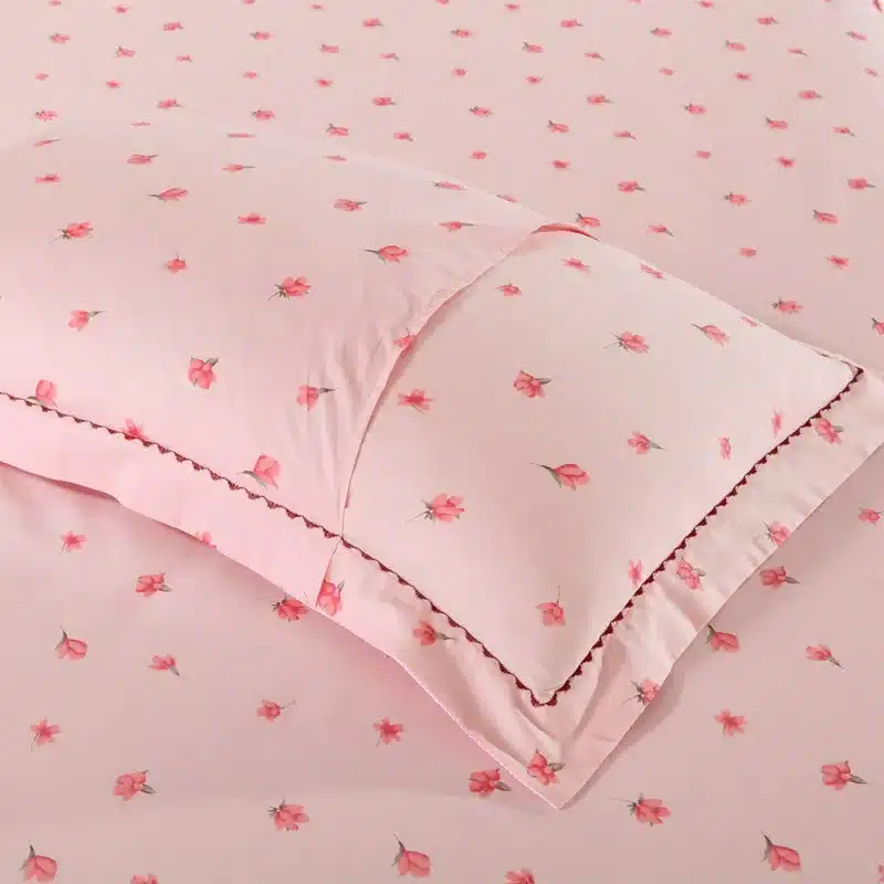 100% cotton bule jacquard floral luxury bedding sets queen king size duvet cover bed sheet set,bed set bed linen pillowcase 97