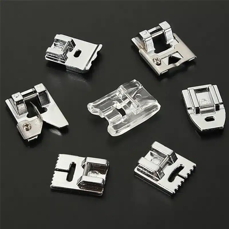 32pcs Mini Domestic Sewing Machine Braiding Blind Stitch Darning Presser Foot Feet Kit Set For Brother Singer Janome(front ) 10