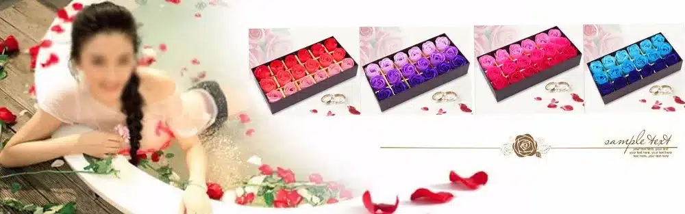 Rose Soap Flower Scented Soap Flower Petals 18 Heads With Box For Valentine's Day Birthday Gift Artificial Flowers For Decor 11