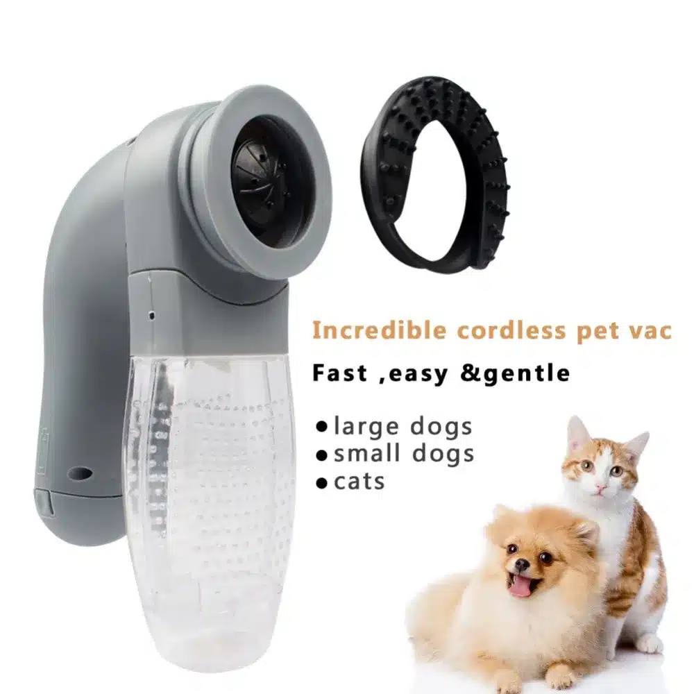 Pet Vacuum Cleaner Large Dogs Fur Vac Hair Collection Cats Dog Groomer Useful Goods for Pets Dog Supplies Pet Products Wholesale 4