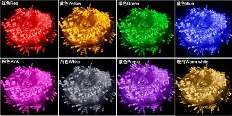 10m 220V LED Light Strap Lamp White Waterproof For Home Garden Christmas Decoration Outdoor Indoor Decor Christmas Tree Ornament 2