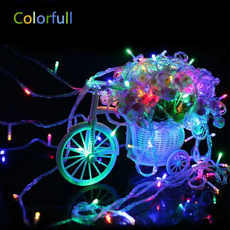 10m 220V LED Light Strap Lamp White Waterproof For Home Garden Christmas Decoration Outdoor Indoor Decor Christmas Tree Ornament 3
