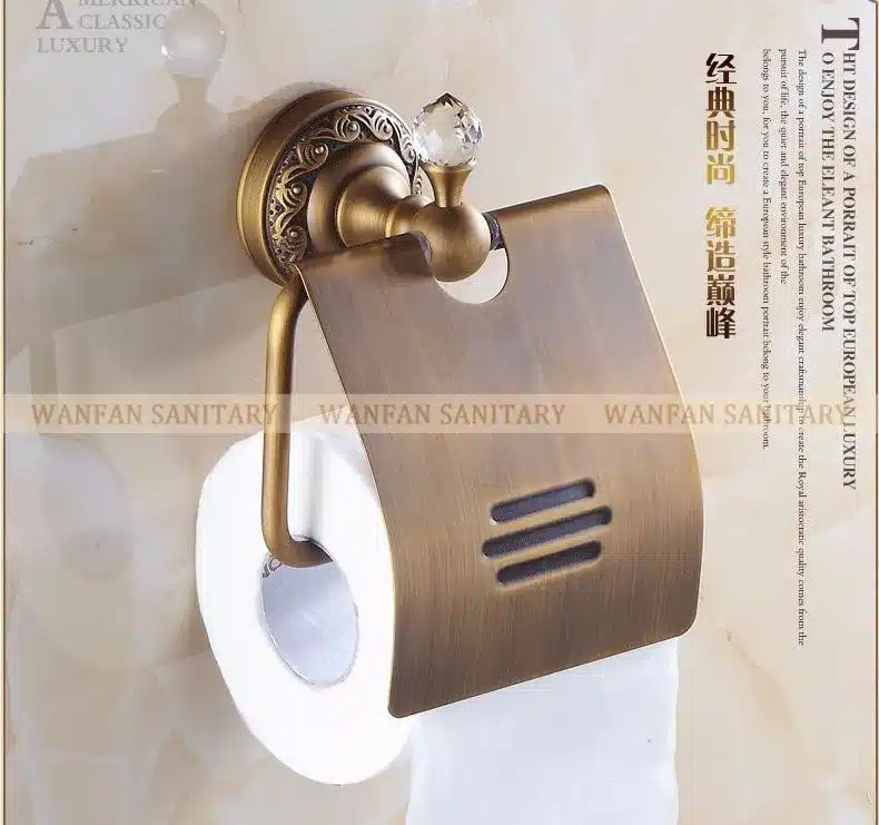 Good quality New Arrival Antique bronze finishing Paper Holder/Roll Holder/Tissue Holder,Bathroom Accessories 3708F 14