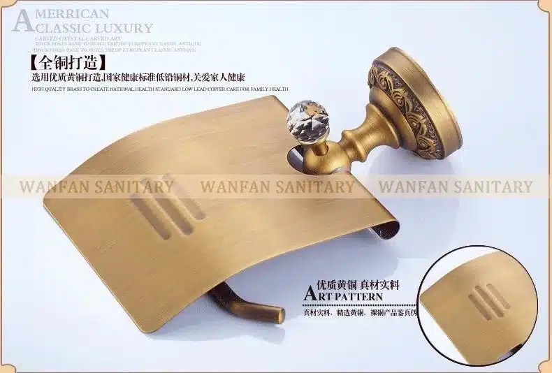 Good quality New Arrival Antique bronze finishing Paper Holder/Roll Holder/Tissue Holder,Bathroom Accessories 3708F 16