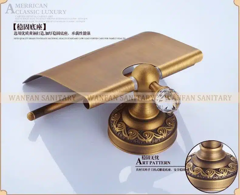 Good quality New Arrival Antique bronze finishing Paper Holder/Roll Holder/Tissue Holder,Bathroom Accessories 3708F 17