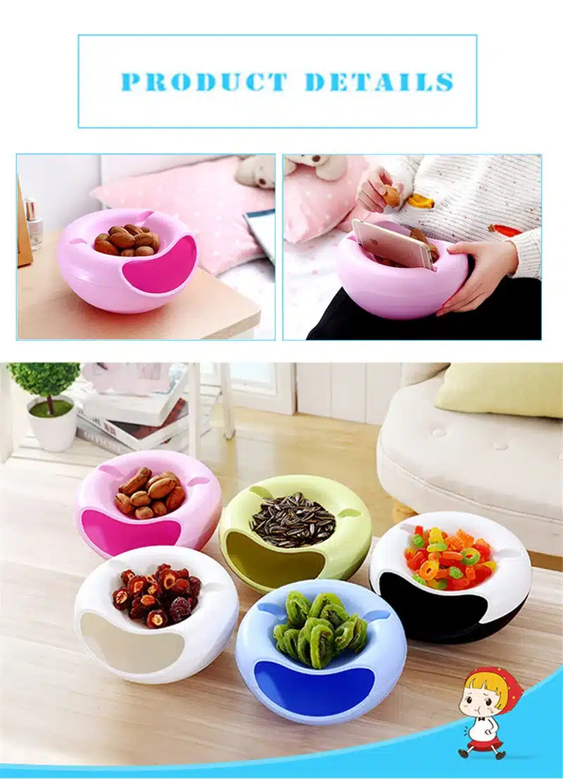 Multifunctional Snack Storage Box With Card Slot Office Kitchen Bathroom Desktop Sundries Storage Organizer Holder Case 23