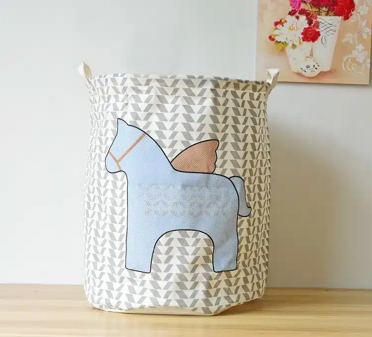 Free shipping Laundry Basket Storage 40*50cm Large Basket For Toy Washing Basket Dirty Clothes Sundries Basket Box Foldable 15