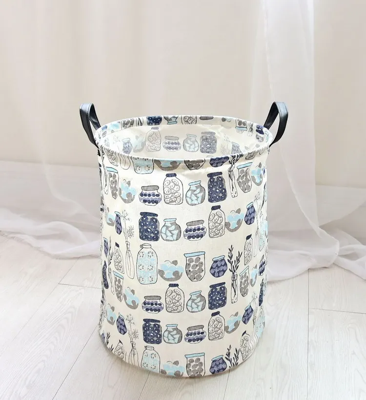 Free shipping Laundry Basket Storage 40*50cm Large Basket For Toy Washing Basket Dirty Clothes Sundries Basket Box Foldable 25