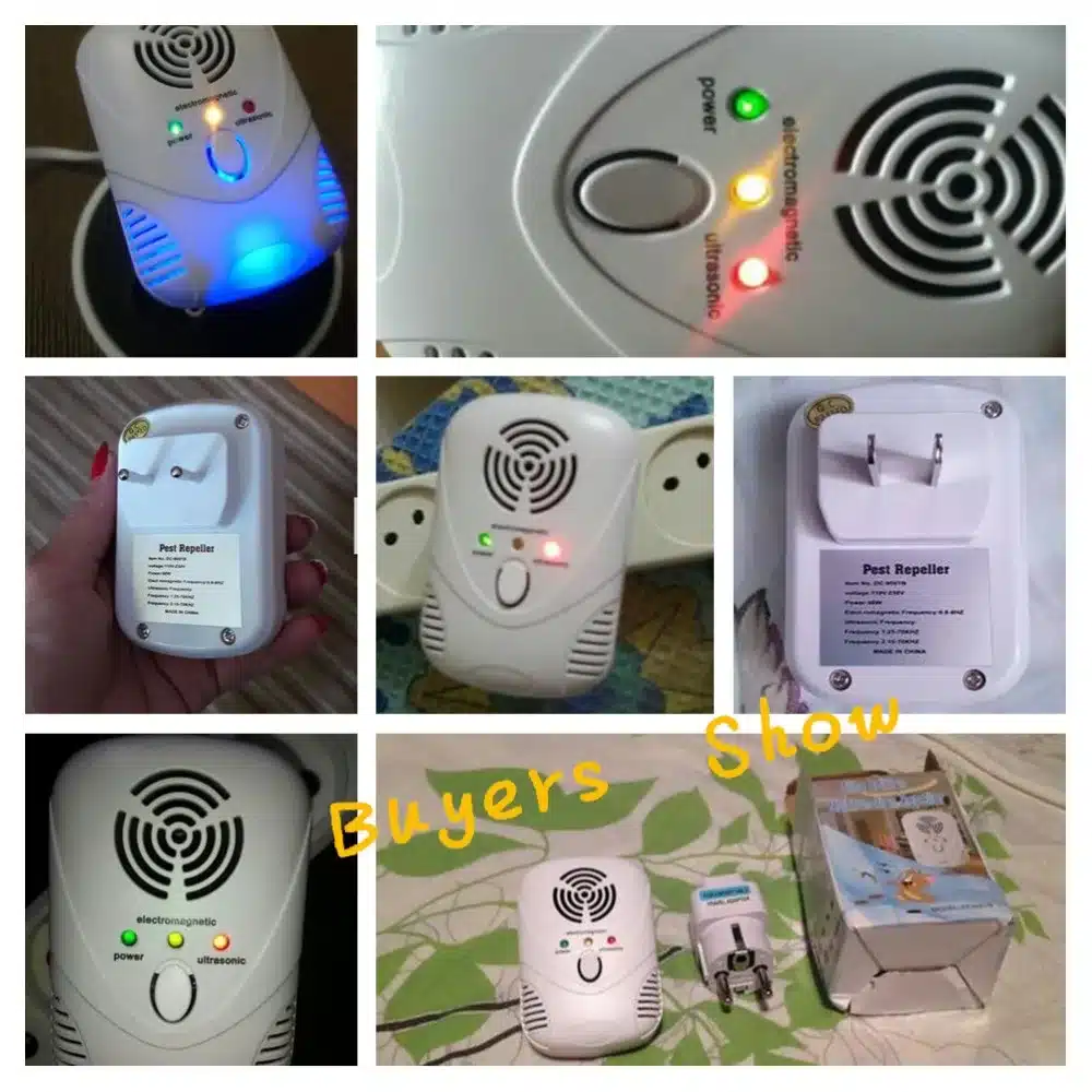 110-250V/6W Electronic Ultrasonic Mouse Killer Mouse Cockroach Trap Mosquito Repeller Insect Rats Spiders Control US/EU Plug 11