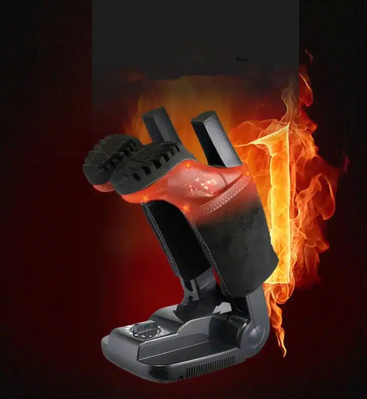YJ HUMIDIFIER 220V Bake Shoe Device Drying Machine Sterilization Antiperspirant Folding Portable Electric Shoe Dryer shoes Black 2
