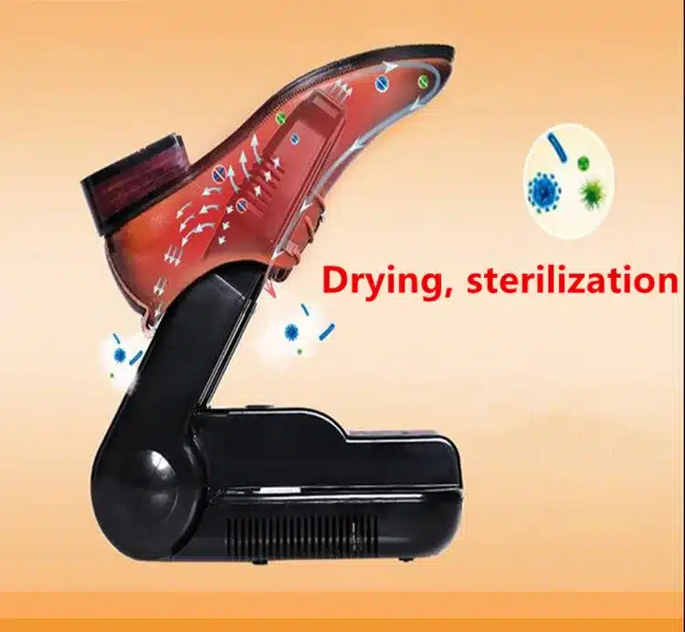 YJ HUMIDIFIER 220V Bake Shoe Device Drying Machine Sterilization Antiperspirant Folding Portable Electric Shoe Dryer shoes Black 8