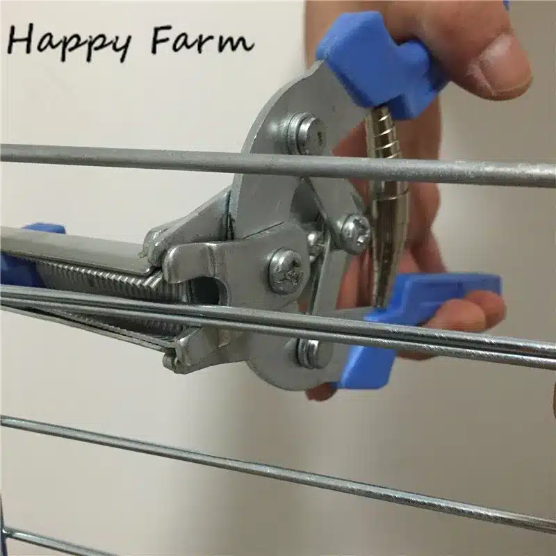Free shipping Poultry cage clamp installation M nail fastening clamp Chicken Rabbit Mink Fox Bird Dog Cage clamp installation 6