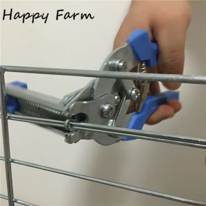 Free shipping Poultry cage clamp installation M nail fastening clamp Chicken Rabbit Mink Fox Bird Dog Cage clamp installation 7