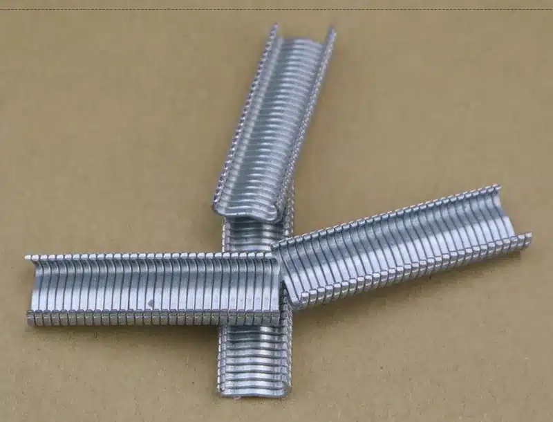 Fastening Clamp hv3n Poultry Cage Clamp Installation600 M Nail Chicken Rabbit Mink Fox Bird Dog Cage Clamp Installation kit Tool 25
