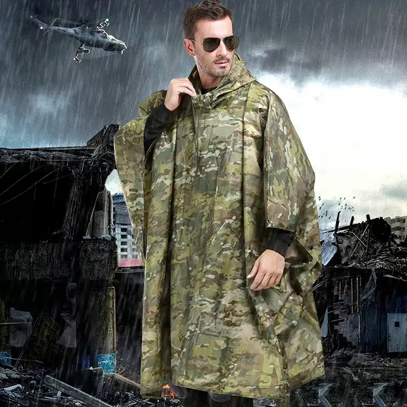 VILEAD Nylon Impermeable Outdoor Rain Coat Waterproof Raincoat Women Men Cloak Durable Motorcycle Poncho Camping Tour Rainwear 20