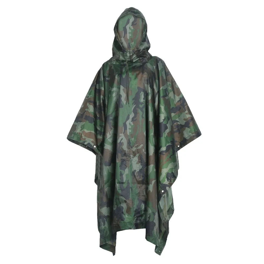 VILEAD Nylon Impermeable Outdoor Rain Coat Waterproof Raincoat Women Men Cloak Durable Motorcycle Poncho Camping Tour Rainwear 22