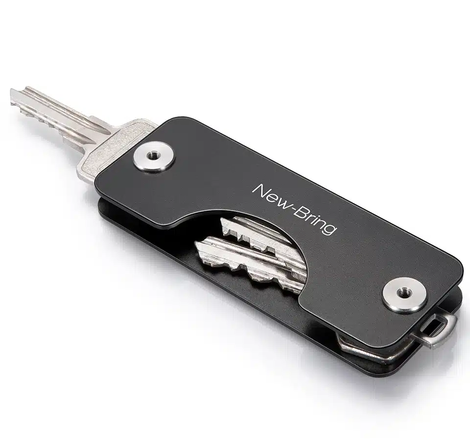 NewBring Aluminum Metallic EDC Key Wallets Men car Key Holder Smart Housekeeper New Design EDC Keys Organizer Keychain Bag Purse 3