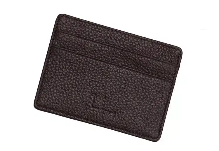 Ultra-thin Card Holder Mini wallets small Cow Leather purse High Quality Card Case With 4 Slots Fashion Style New 11