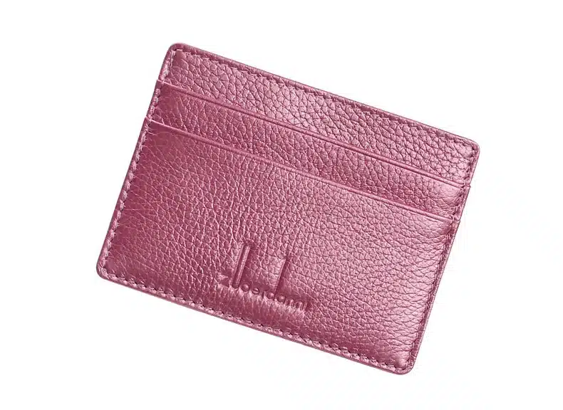 Ultra-thin Card Holder Mini wallets small Cow Leather purse High Quality Card Case With 4 Slots Fashion Style New 18