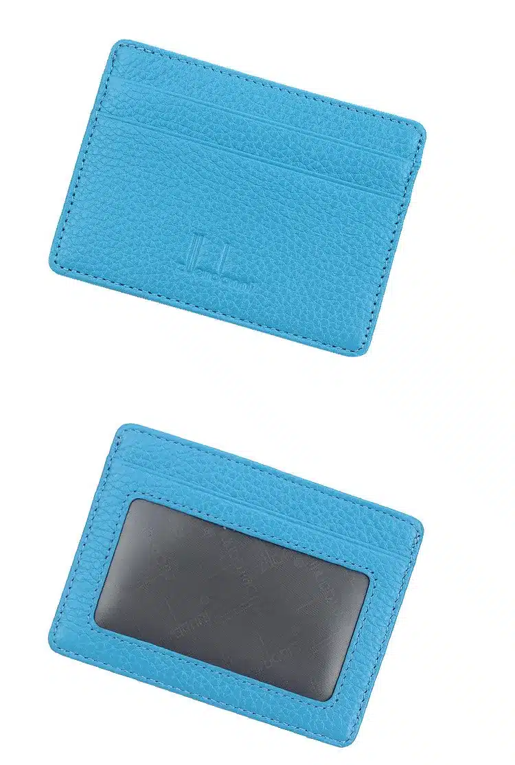 Ultra-thin Card Holder Mini wallets small Cow Leather purse High Quality Card Case With 4 Slots Fashion Style New 22