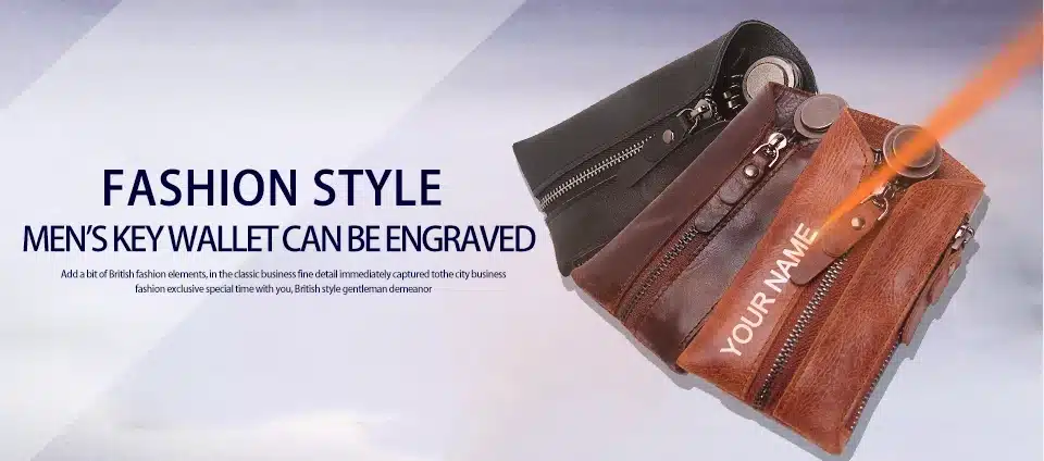 Vintage Genuine Leather Men Key Wallet For Car Keychain Covers Zipper Key Case Bag Male Key Holder Housekeeper Keys Organizer 3