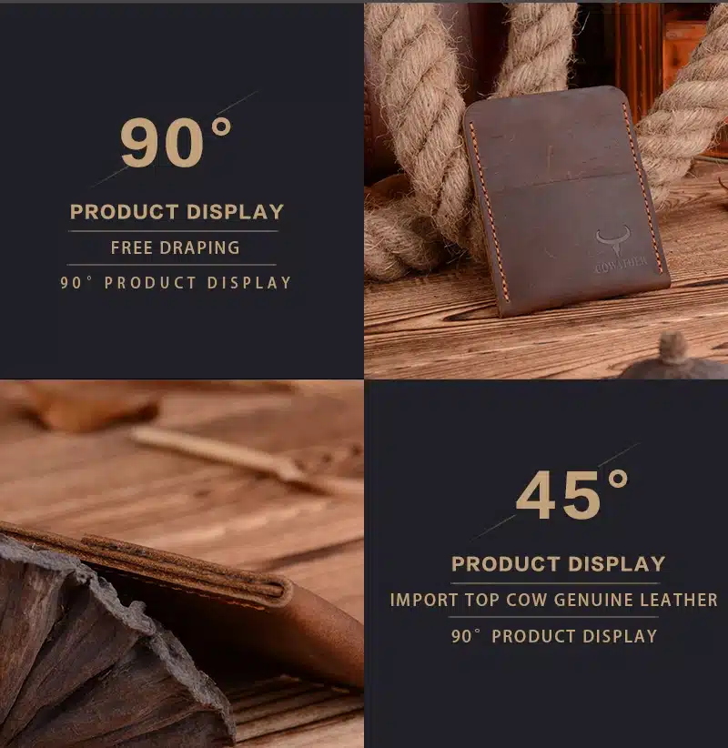 COWATHER 100% top quality Crazy horse genuine leather credit card holder for men new wallet for crads and coin 109 free shipping 22