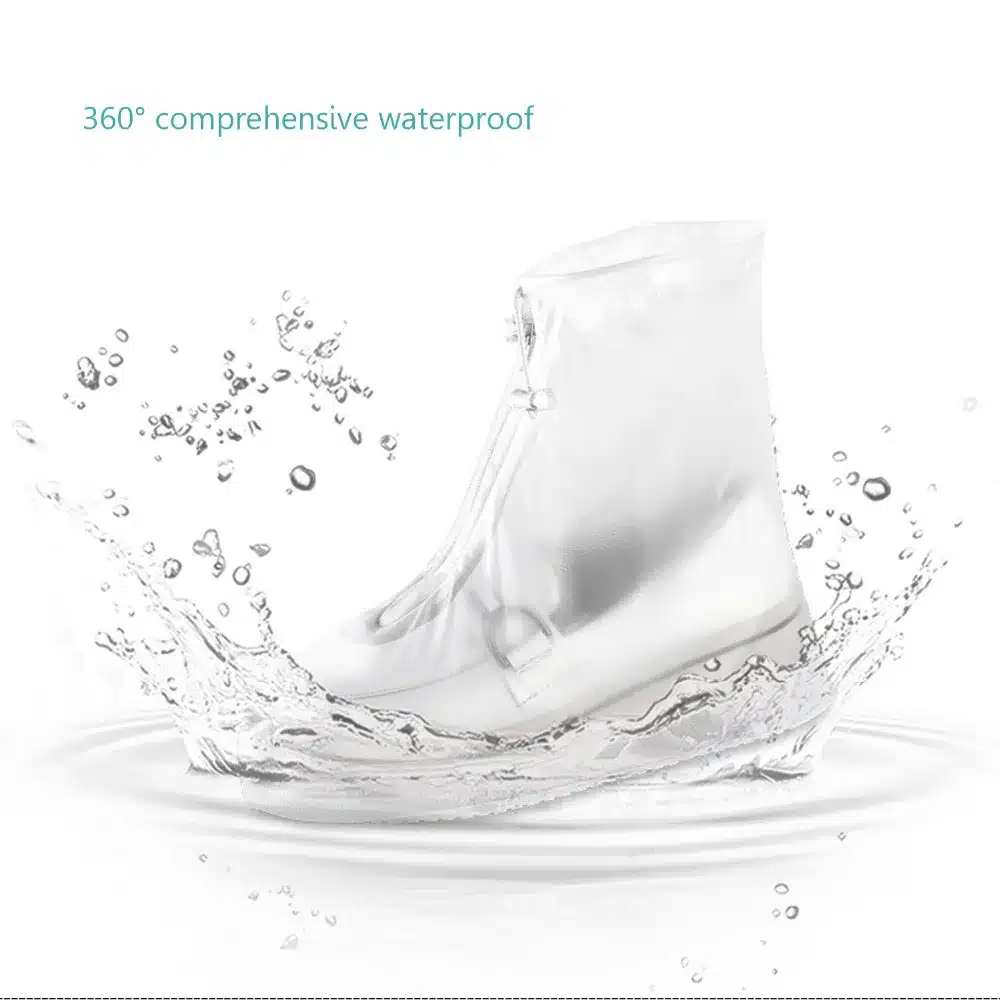 Soumit Unisex Waterproof Rain Reusable Shoes Covers Rain Boot Overshoes All Seasons Men Women Protection Shoe Covers Accessories 15