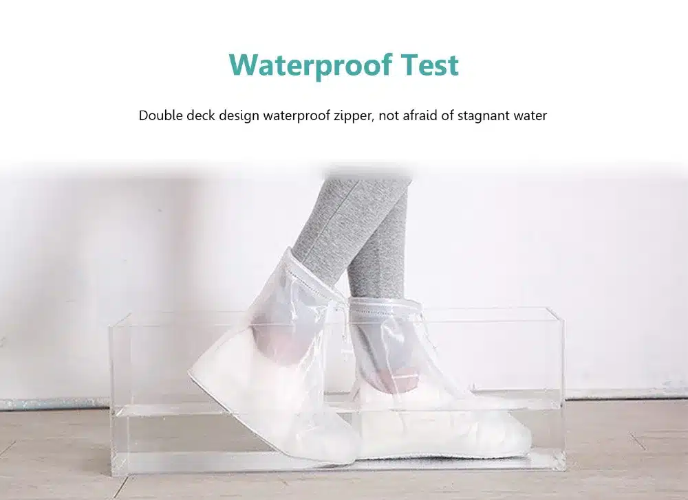 Soumit Unisex Waterproof Rain Reusable Shoes Covers Rain Boot Overshoes All Seasons Men Women Protection Shoe Covers Accessories 16