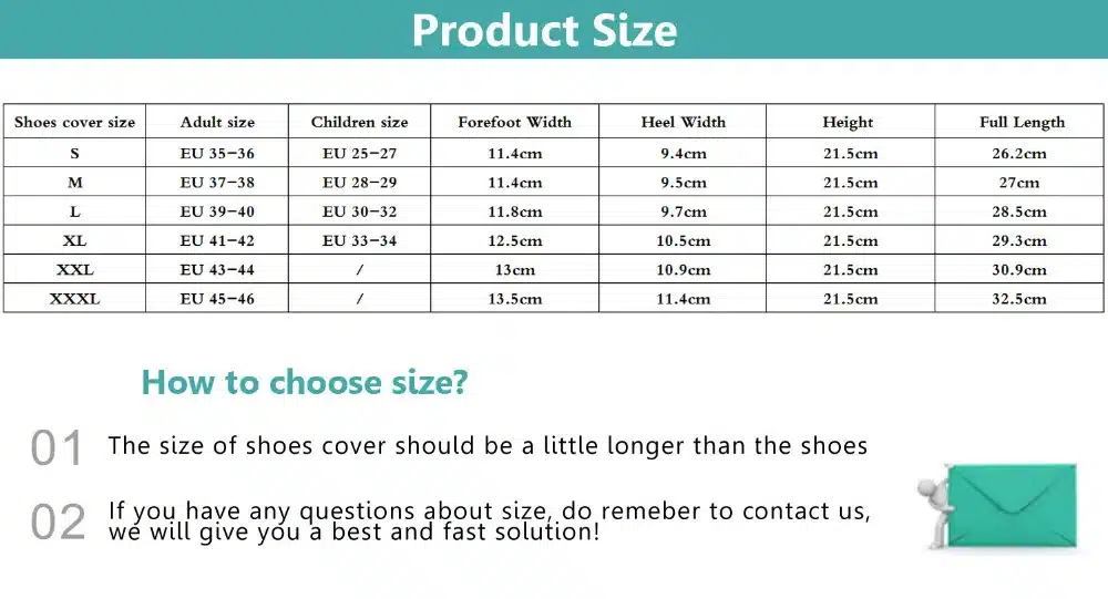 Soumit Unisex Waterproof Rain Reusable Shoes Covers Rain Boot Overshoes All Seasons Men Women Protection Shoe Covers Accessories 20