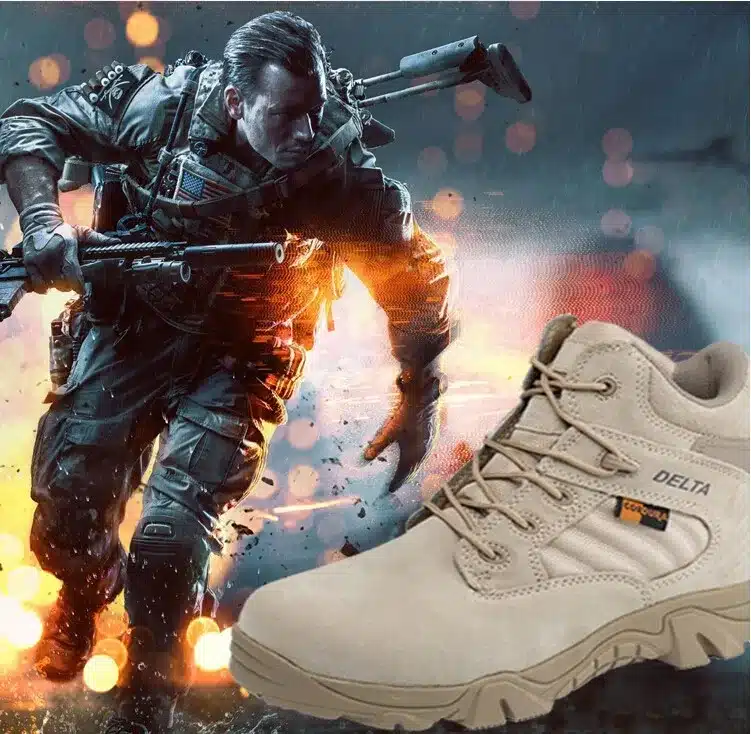 Winter/autumn Men Quality Brand Military Leather Boots Special Force Tactical Desert Combat Boats Outdoor Shoes Snow Boots 10