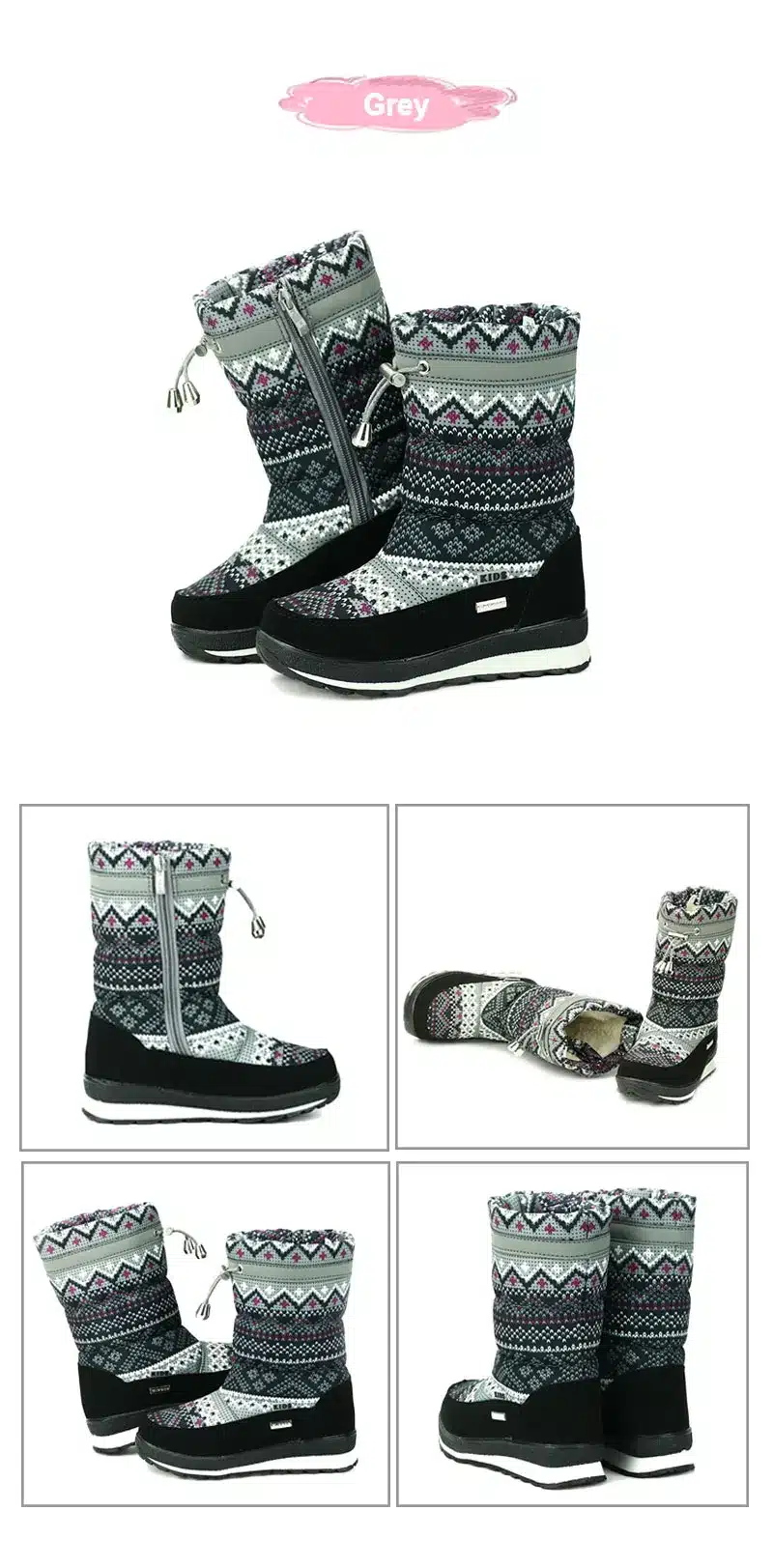 MMNUN 2017 Winter Boots Girls High Quality Winter Children Shoes Kids Shoes Warm Shoes Girls Kids Boots Footwear Children Coogee 8