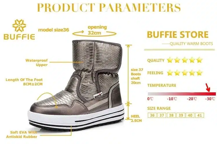 Winter Women Boots include mixed natural wool thermal boots lady shoes boys and girls waterproof snow boots shoes free shipping 10