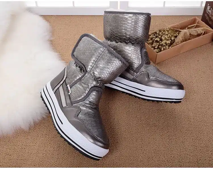 Winter Women Boots include mixed natural wool thermal boots lady shoes boys and girls waterproof snow boots shoes free shipping 20