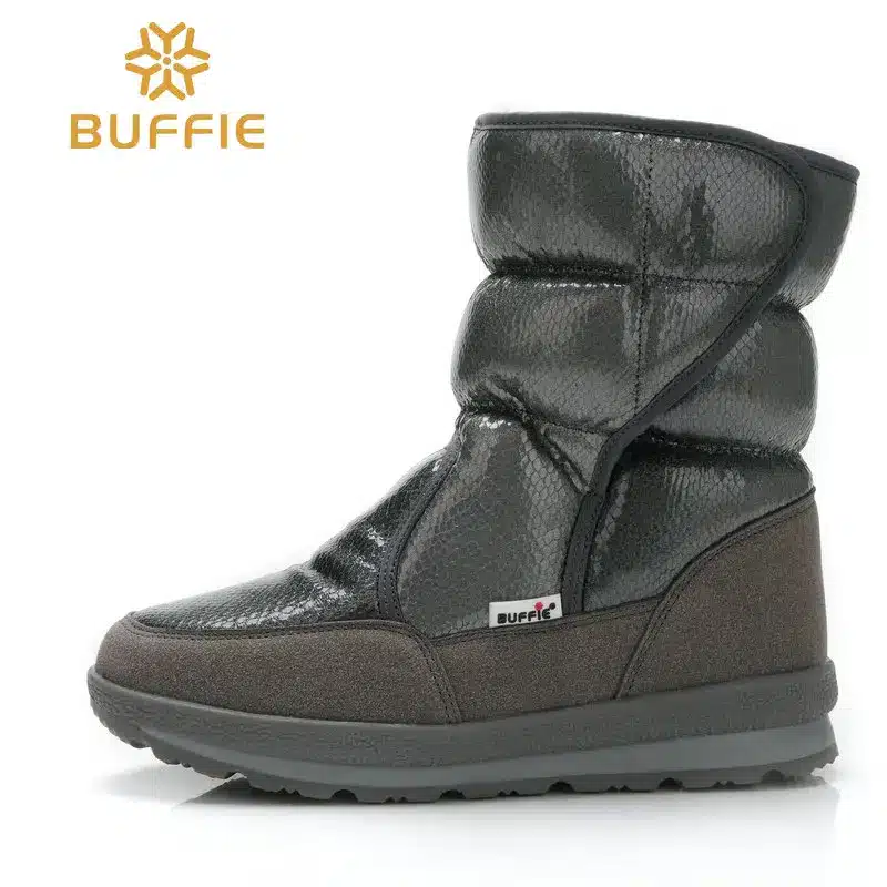 New Winter fashion women boots mixed natural wool female warm boots waterproof thick fur size 27 to 41 silver lady snow boots 32