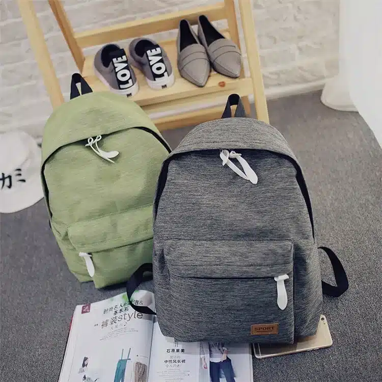 DIDA BEAR 2017 Women Canvas Backpacks Ladies Shoulder School Bag Rucksack For Girls Travel Fashion Bag Bolsas Mochilas Sac A Dos 12
