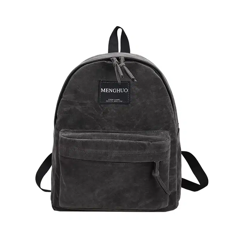 Women Backpack Preppy Suede Backpacks Girls School Bags Vintage Backpack Travel Bag Female Backpack Burgundy Gray Black Mochila 13