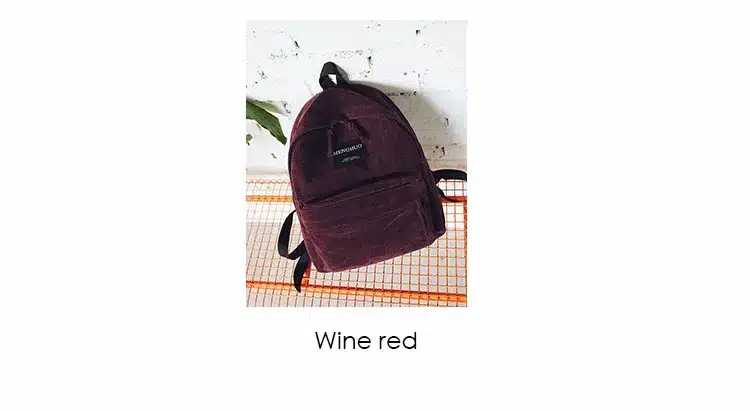Women Backpack Preppy Suede Backpacks Girls School Bags Vintage Backpack Travel Bag Female Backpack Burgundy Gray Black Mochila 18