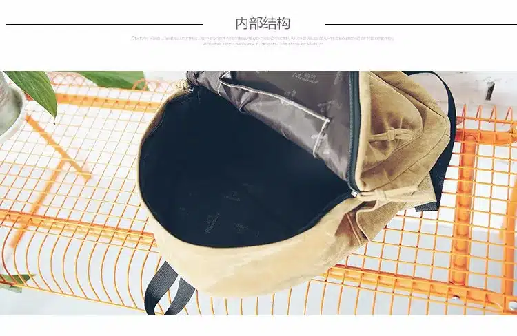 Women Backpack Preppy Suede Backpacks Girls School Bags Vintage Backpack Travel Bag Female Backpack Burgundy Gray Black Mochila 35