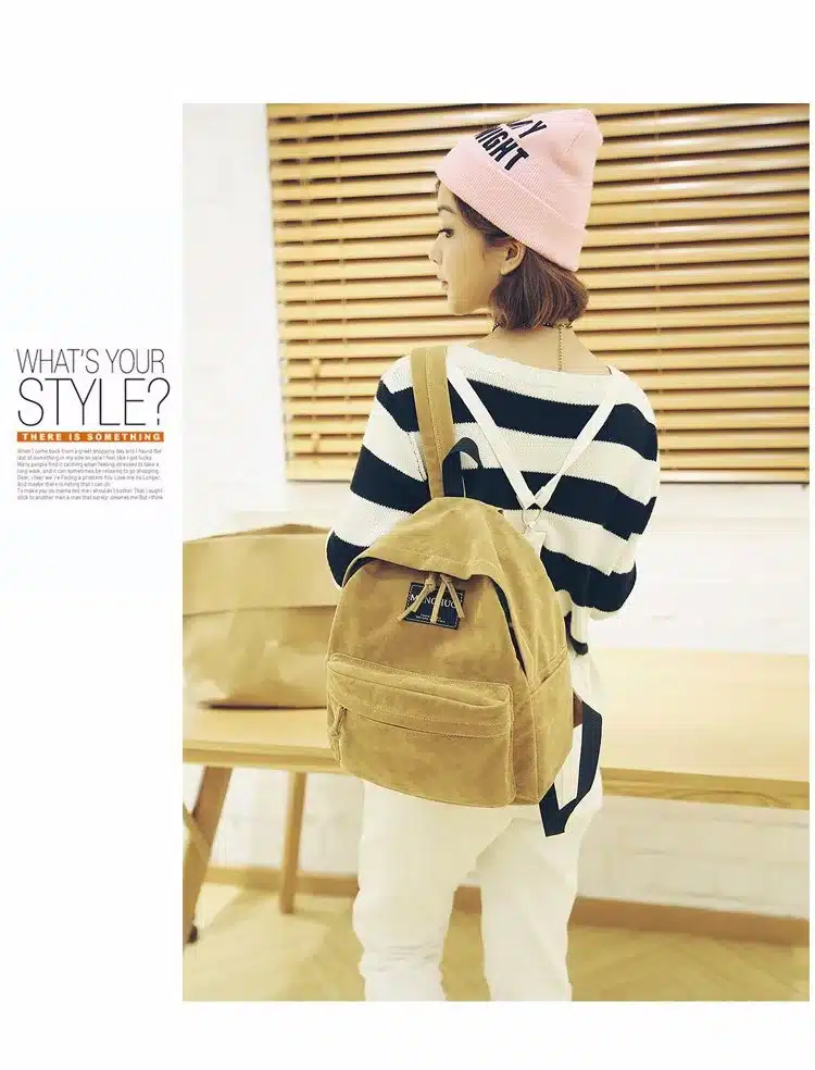 Women Backpack Preppy Suede Backpacks Girls School Bags Vintage Backpack Travel Bag Female Backpack Burgundy Gray Black Mochila 43
