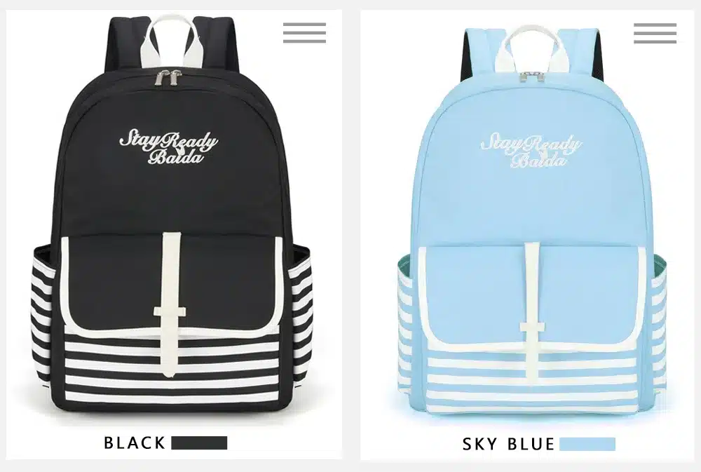 Fashion School Japan and Korean Preppy Style Rucksack Girls Fresh Style Shoulders Bag High Quality Cute Backpack For Teenager 12