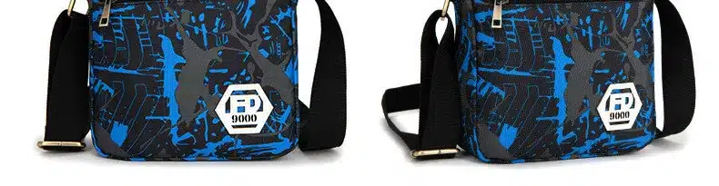 FengDong waterproof oxford fabric boys school bags backpack for teenagers pencil case blue book bag boy one shoulder schoolbag 3