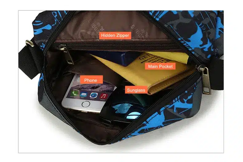 FengDong waterproof oxford fabric boys school bags backpack for teenagers pencil case blue book bag boy one shoulder schoolbag 4
