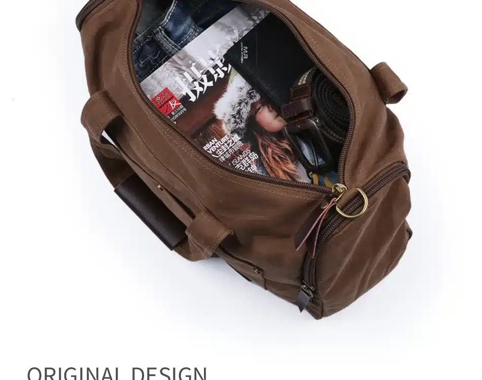 Muzee Travel Bag Large Capacity Men Hand Luggage Travel Duffle Bags Canvas Weekend Bags Multifunctional Travel Bags 18