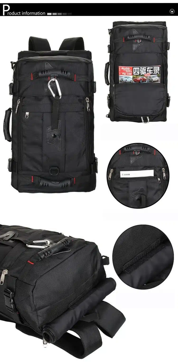 MAGIC UNION Men's Travel Bags Fashion Men Backpacks Men's Multi-purpose Travel Backpack Multifunction Shoulder Bag 11
