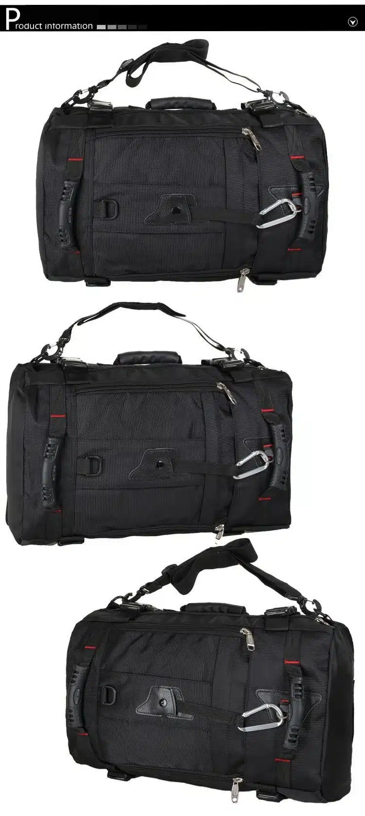 MAGIC UNION Men's Travel Bags Fashion Men Backpacks Men's Multi-purpose Travel Backpack Multifunction Shoulder Bag 12